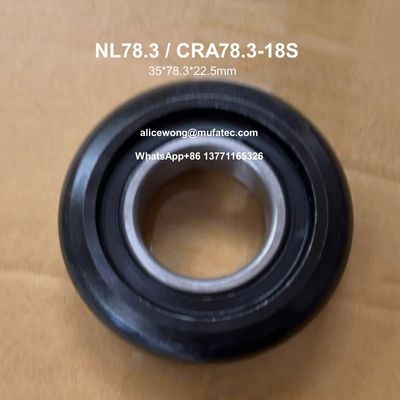 Heavy load ball bearings 35x78.3x22.5mm for fork truck replacement CRA78.3-18SG1 NL78.3