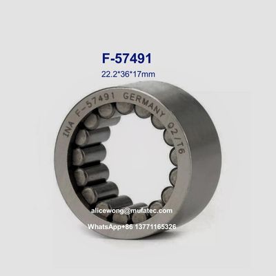 F-57491.RNU 철강 구리 나일론 케이지와 함께 완전 보완 롤러 수압 펌프 베어링
