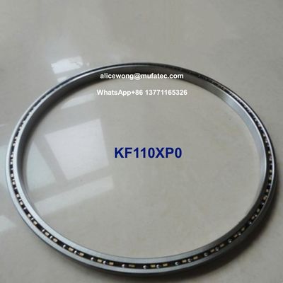 KF110XP0 얇은 절단 베어링 279.4x317.5x19.05mm 개방 밀폐 유형, 구리 케이지