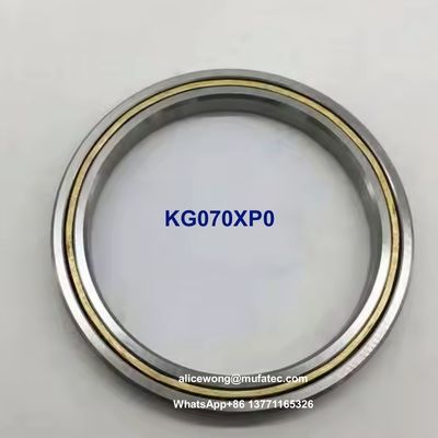 KG070XP0 얇은 절단 베어링 177.8x228.6x25.4mm, P0, 구리 케이지, 밀폐가 없습니다